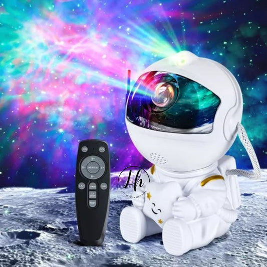 Mini proyector astronauta sentado